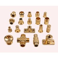Customized Turned Parts in Brass and Copper Alloys, CNC Machined Components to Drawing or Sample, High Precision Custom Fittings for OEM and Industrial Projects